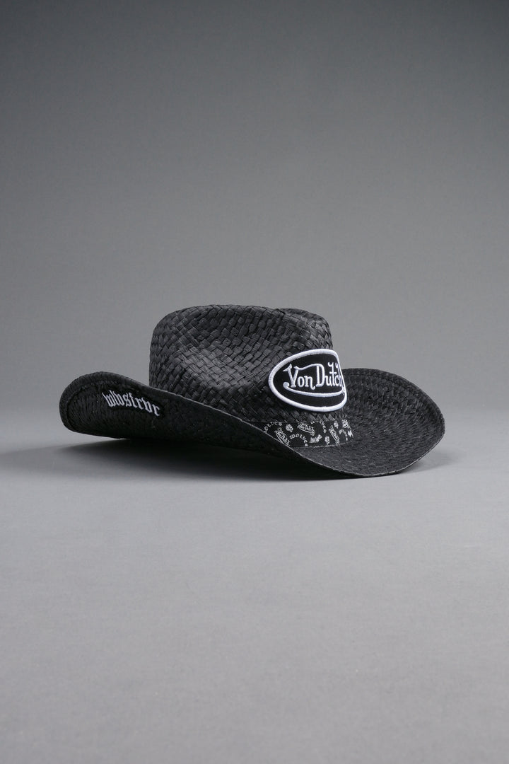 Wolves Von Dutch Cowboy Hat in Black