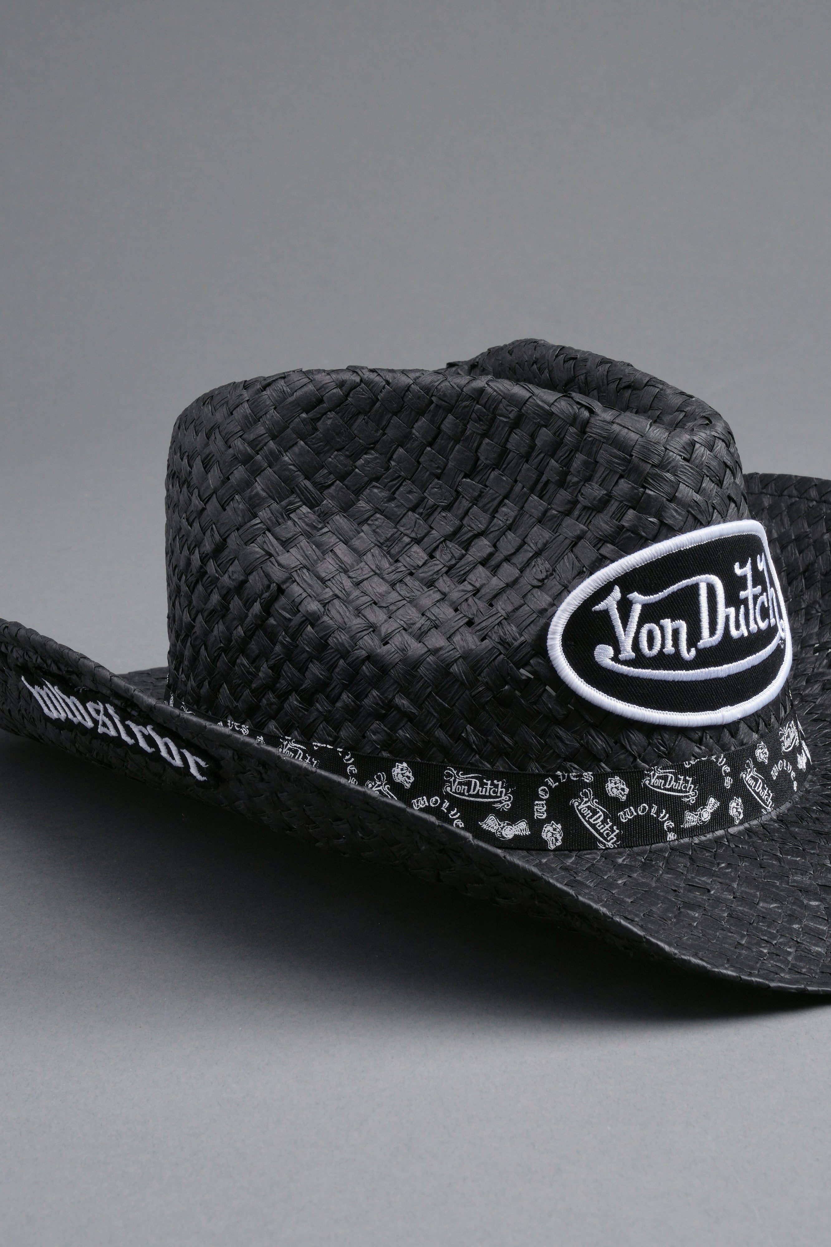 Wolves Von Dutch Cowboy Hat in Black