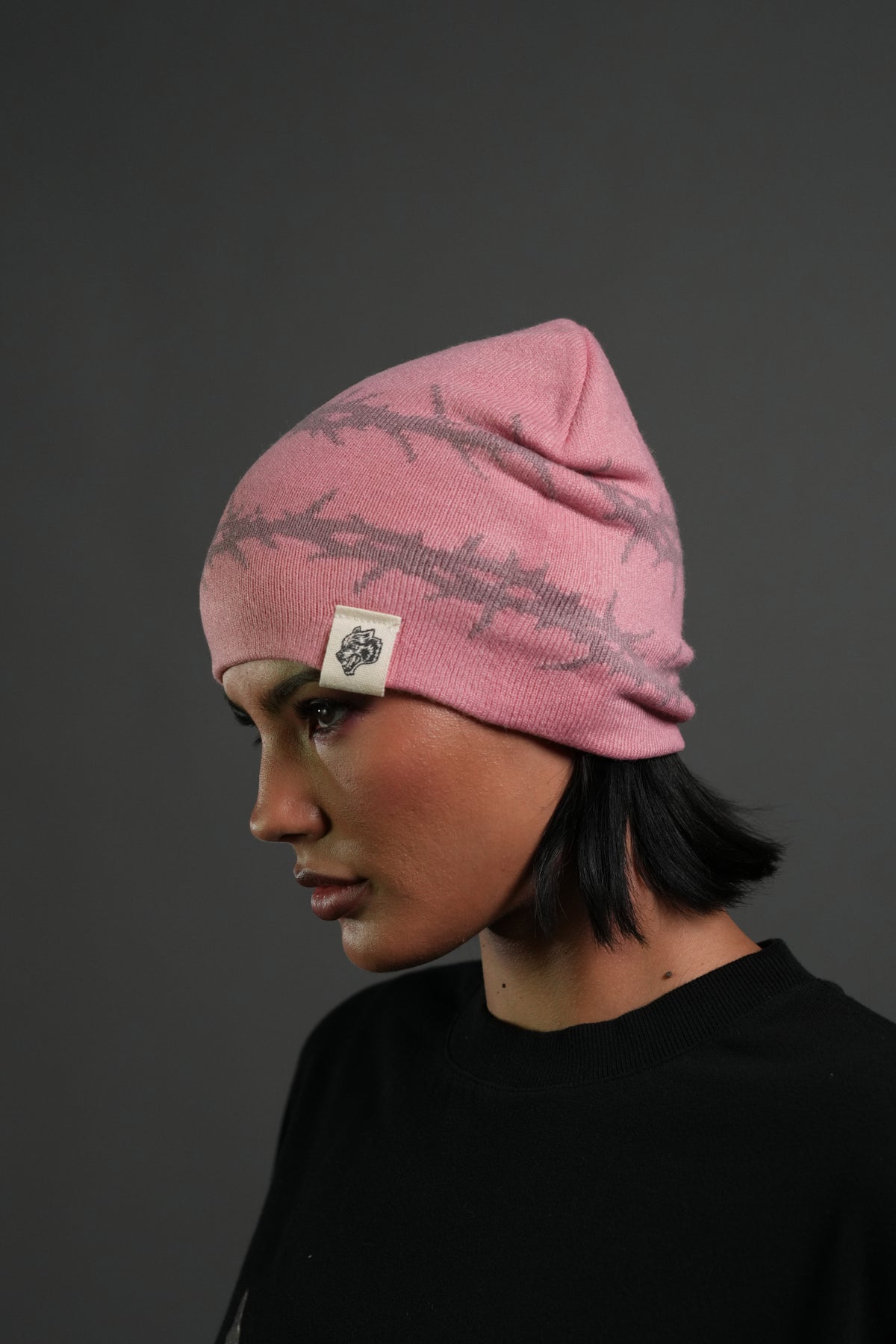 Thorns Cap Beanie in Blush
