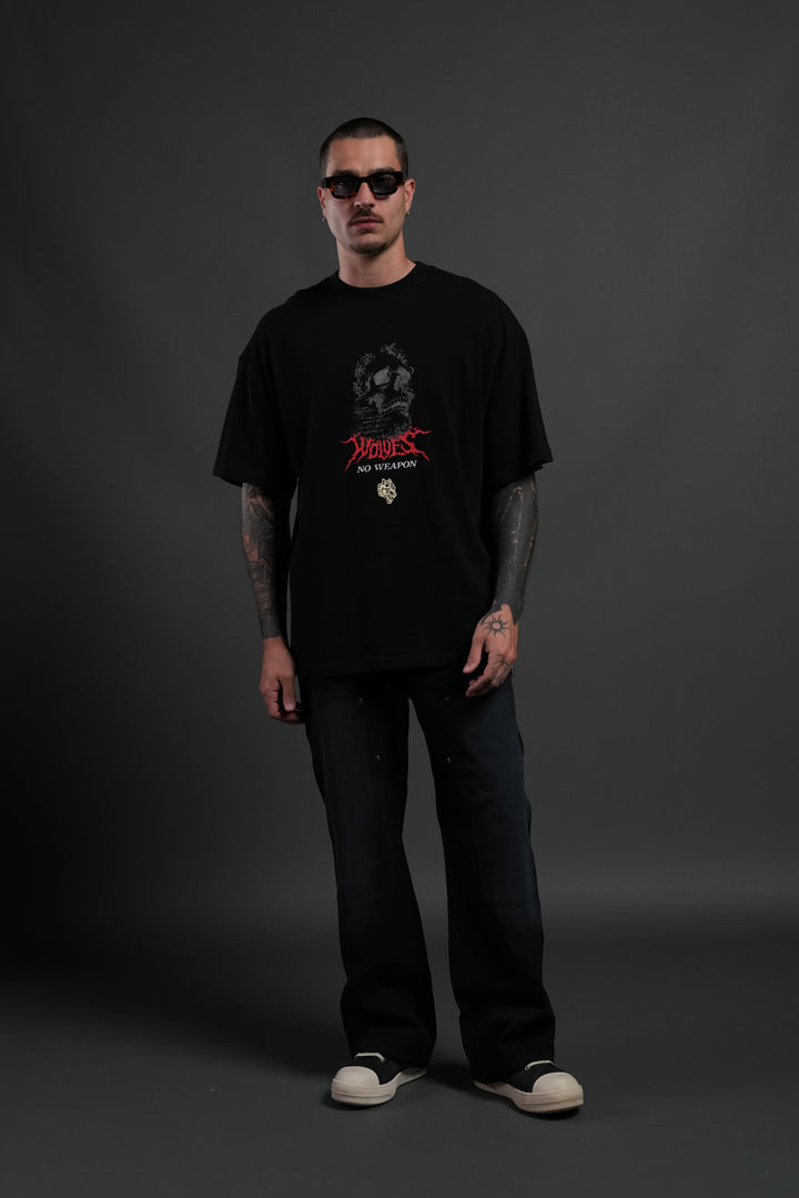From Dust Premium Oversized Tee in Black