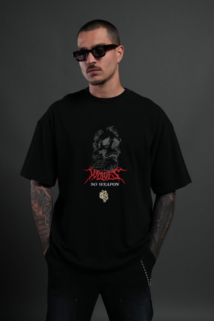 From Dust Premium Oversized Tee in Black