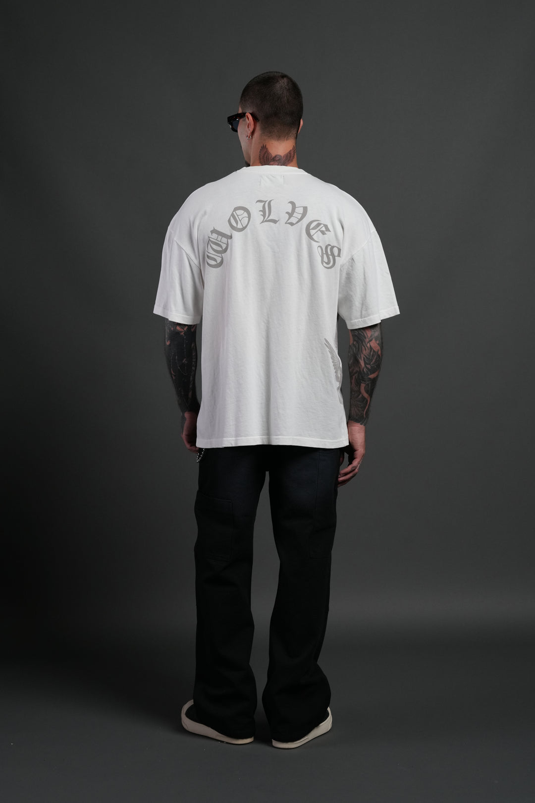 Creed Premium Oversized Tee in Cream