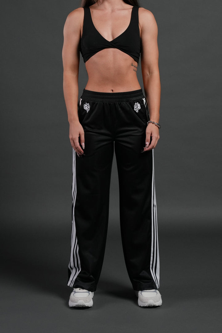 Dual Wolf "Juliette" Tearaway Track Pants in Black