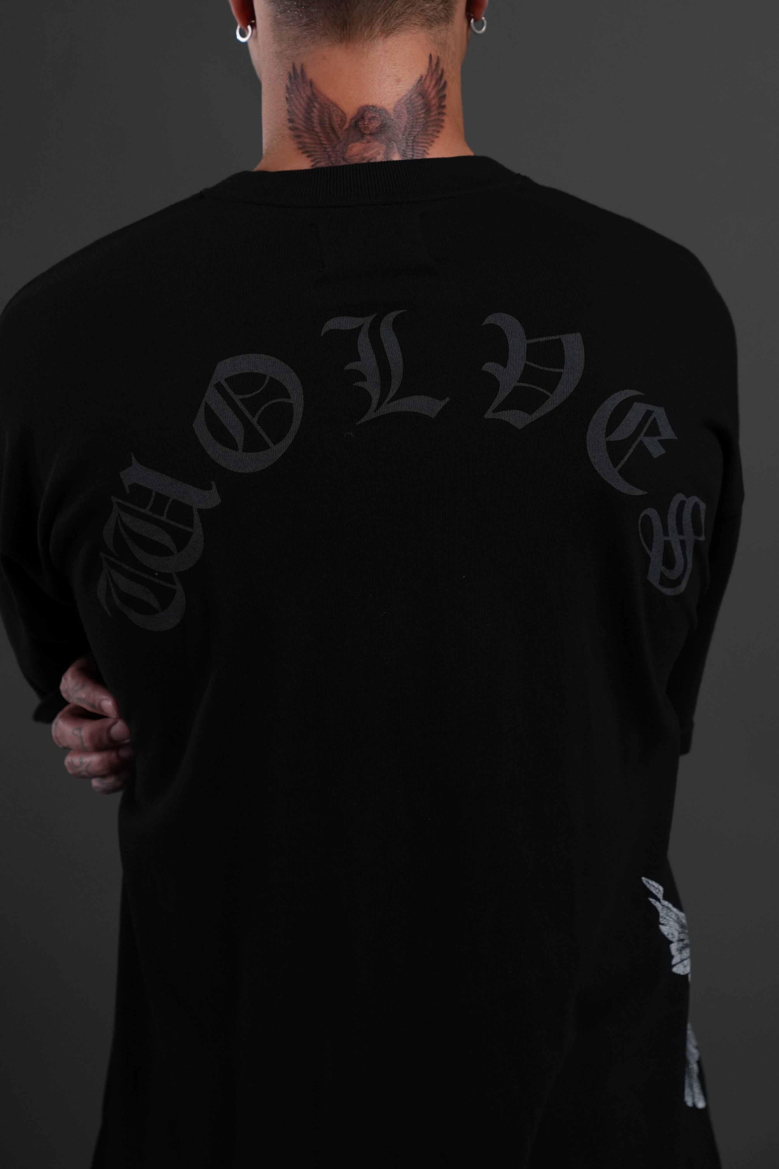 Creed Premium Oversized Tee in Black