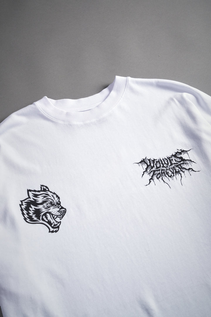 Up Above "Premium" Oversized Tee in White