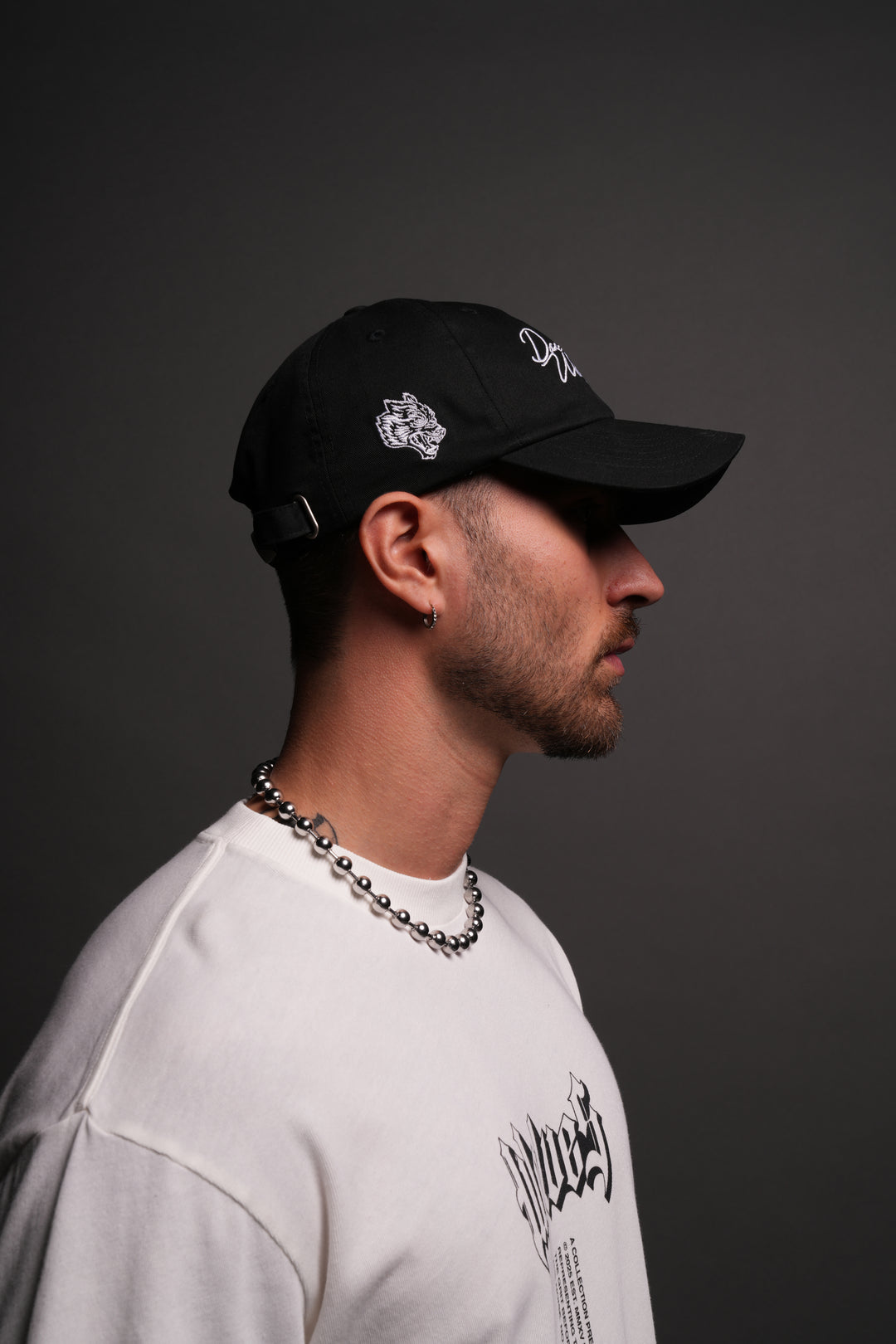 Written in Strength Dad Hat V2 in Black