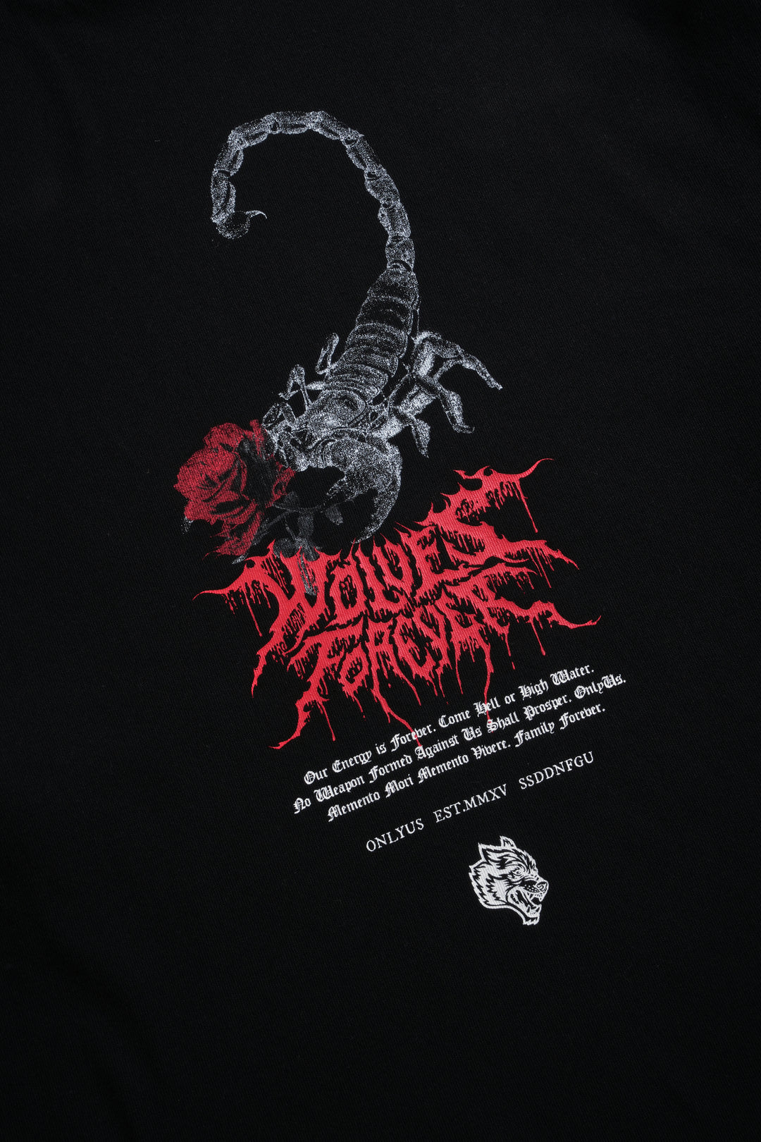 Scorpion Thorns "Premium" Oversized Tee in Black