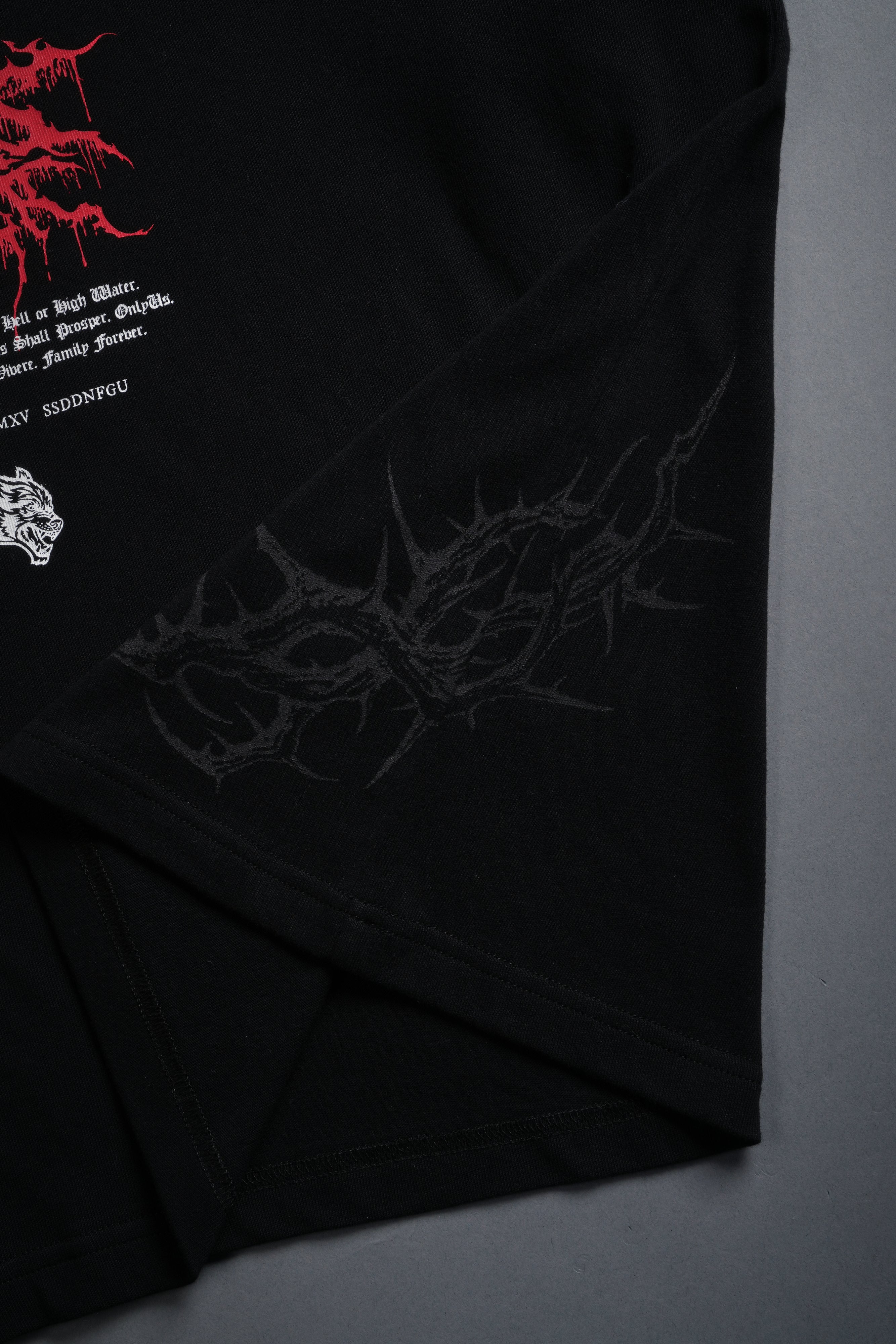 Scorpion Thorns "Premium" Oversized Tee in Black