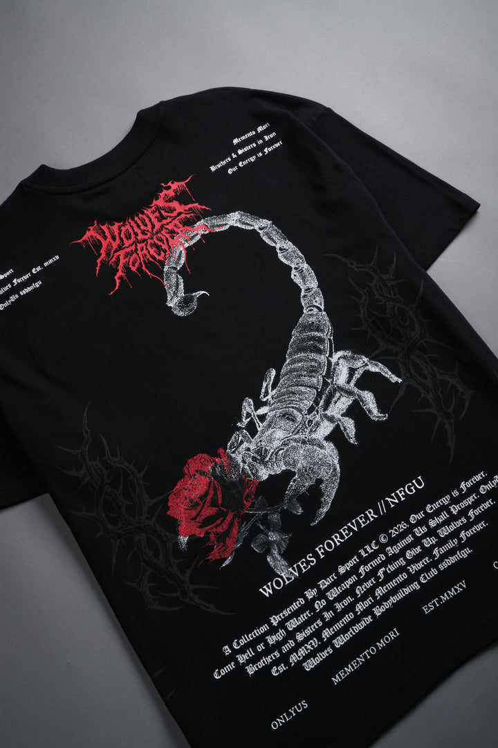 Scorpion Thorns "Premium" Oversized Tee in Black