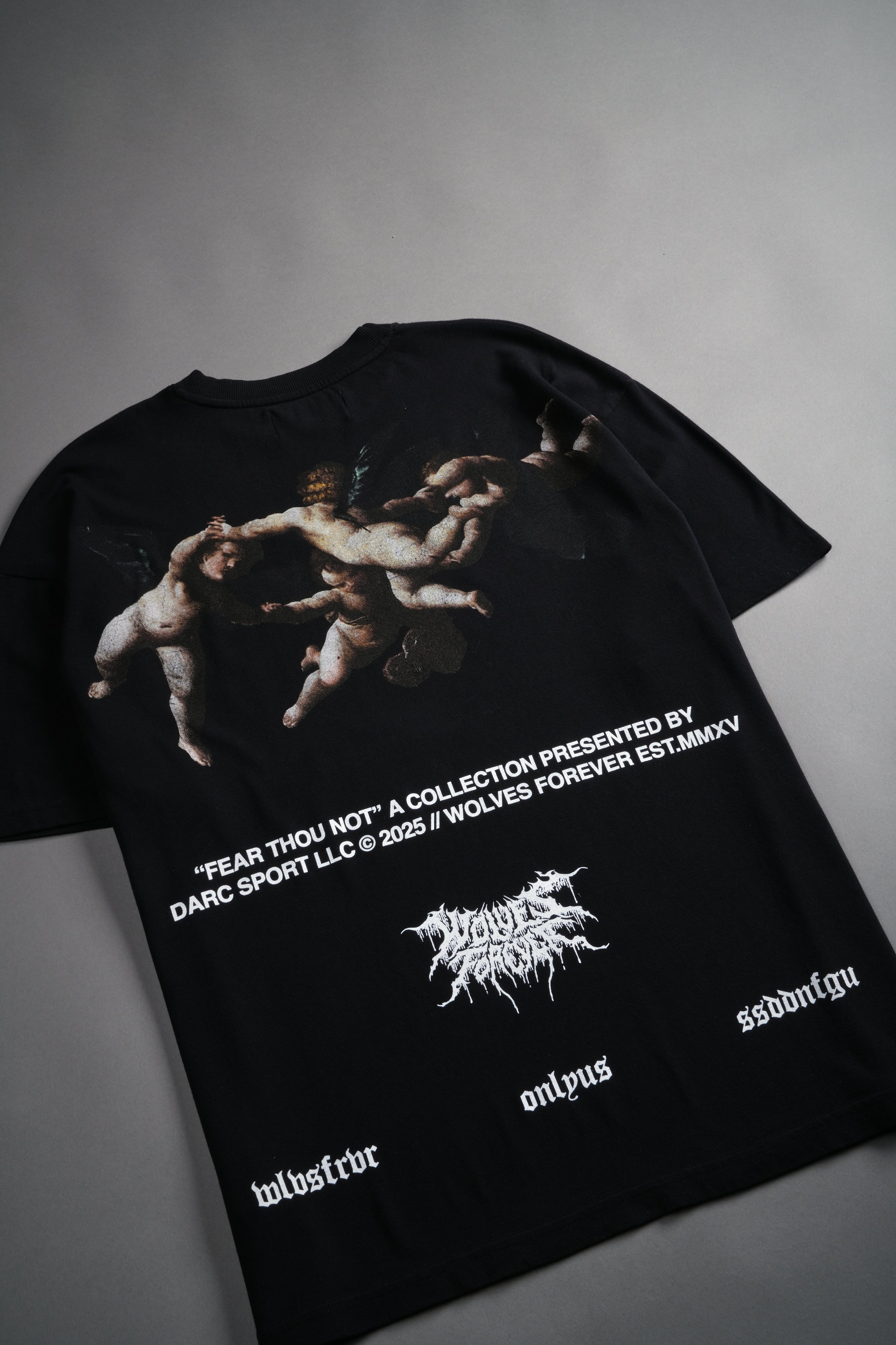 Up Above "Premium" Oversized Tee in Black