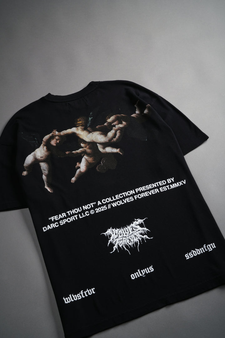 Up Above "Premium" Oversized Tee in Black