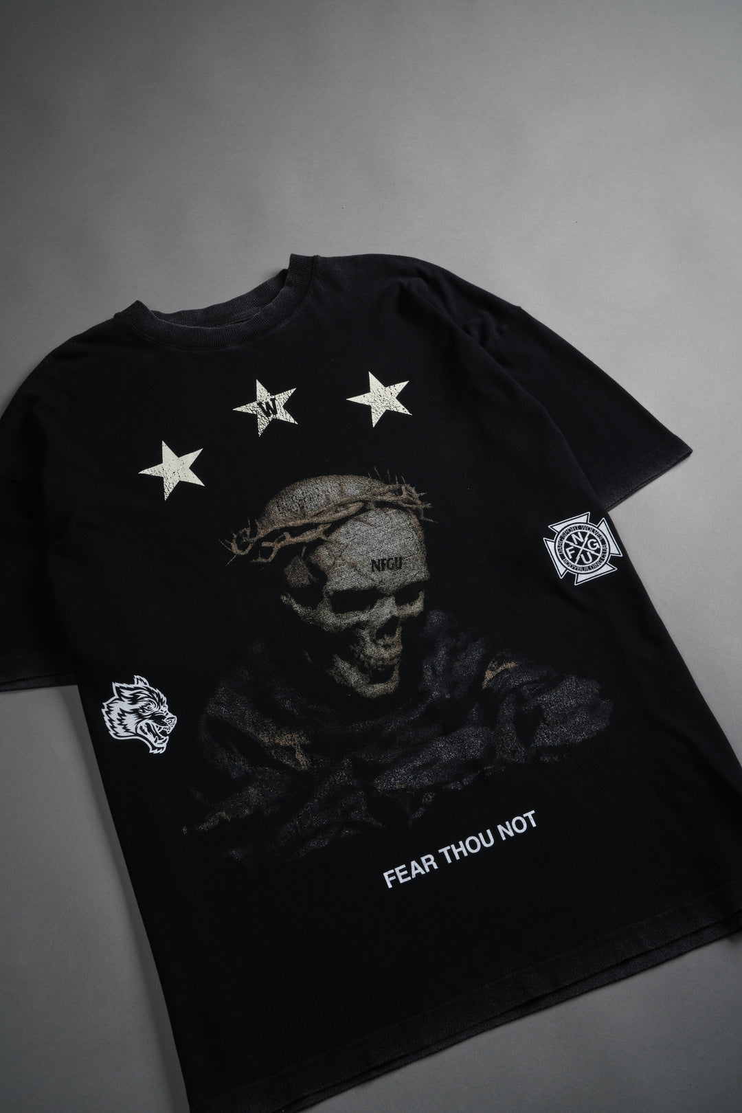 Fear Thou Not "Premium" Oversized Tee in Black