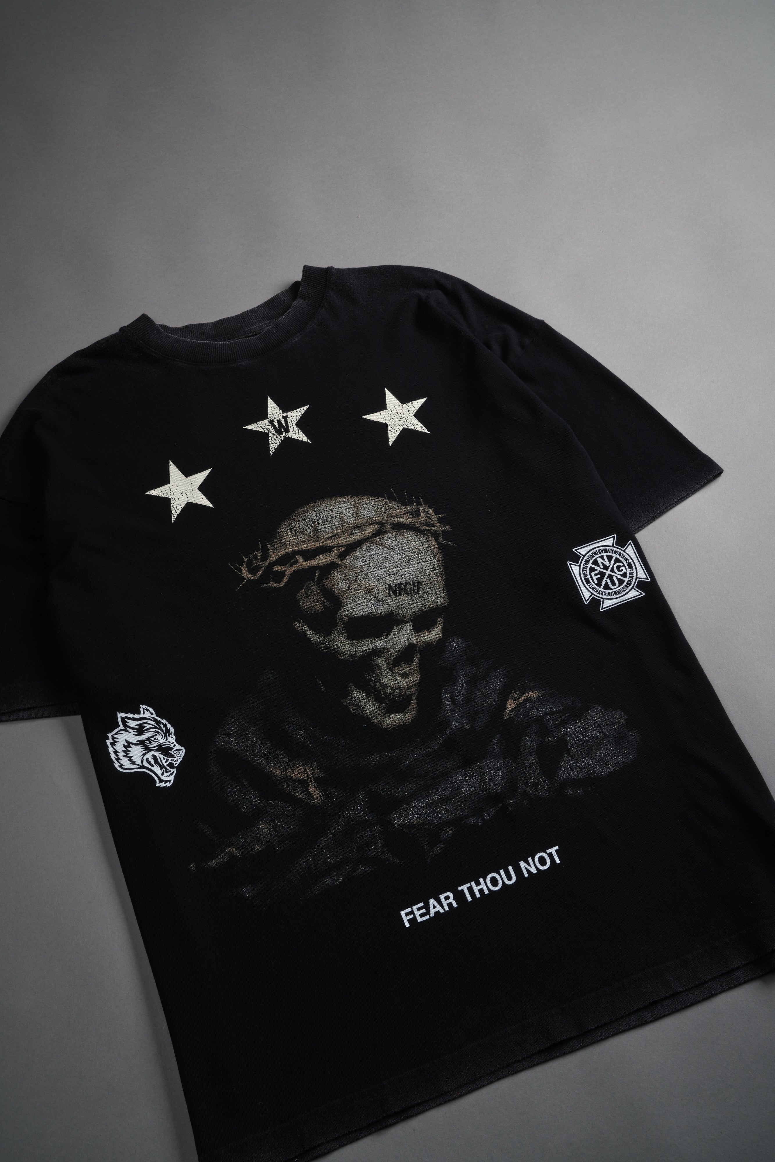 Fear Thou Not "Premium" Oversized Tee in Black