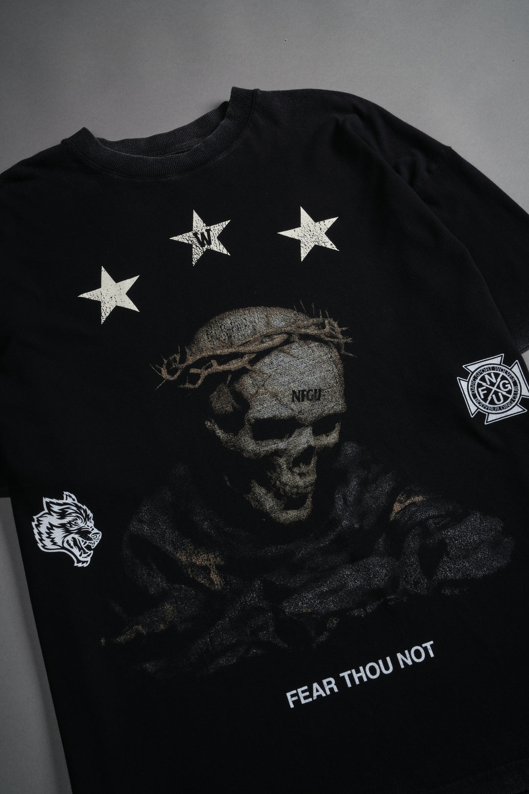 Fear Thou Not "Premium" Oversized Tee in Black