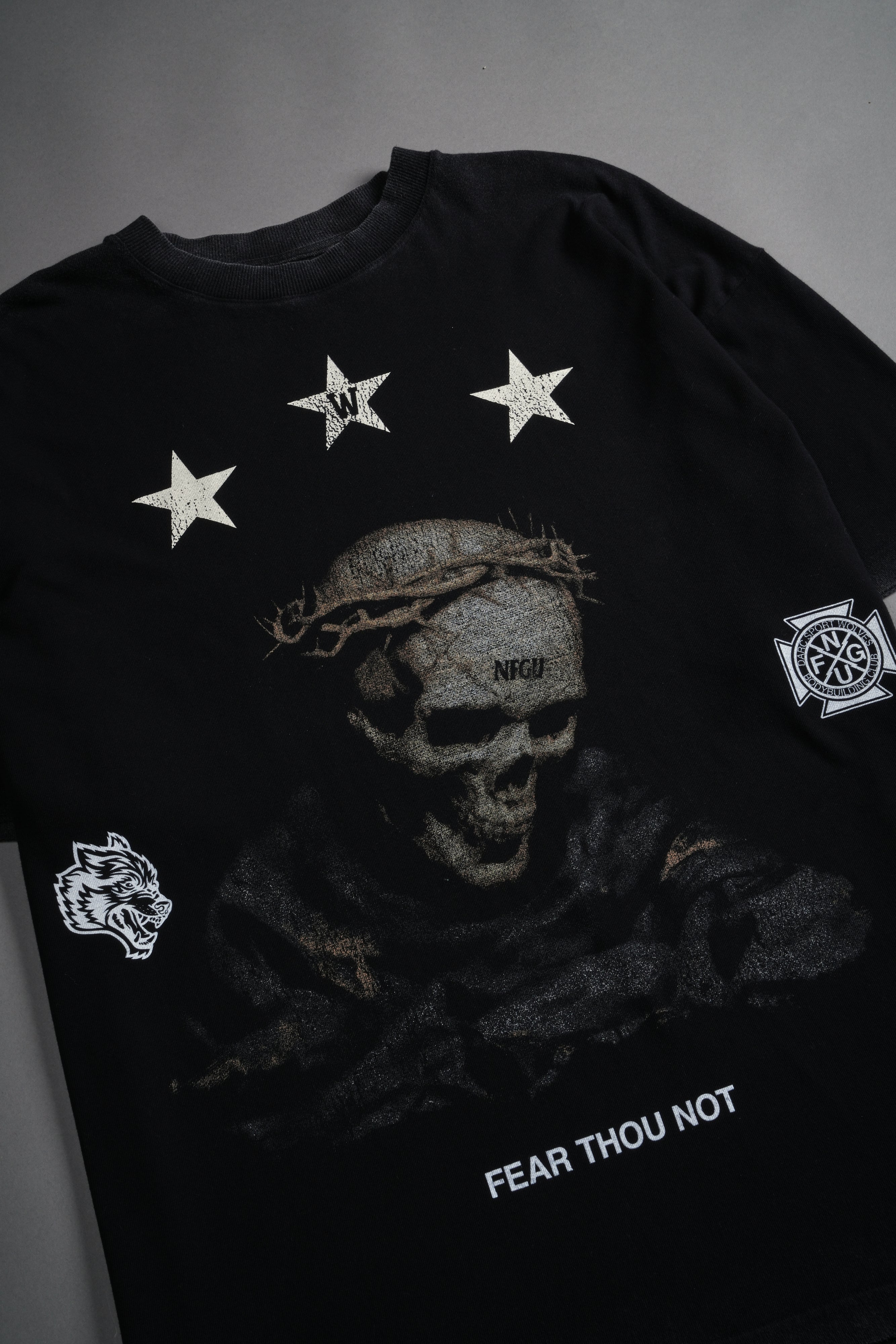 Fear Thou Not "Premium" Oversized Tee in Black