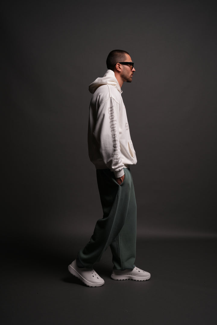 Us Forever "Pierce" Hoodie in Cream
