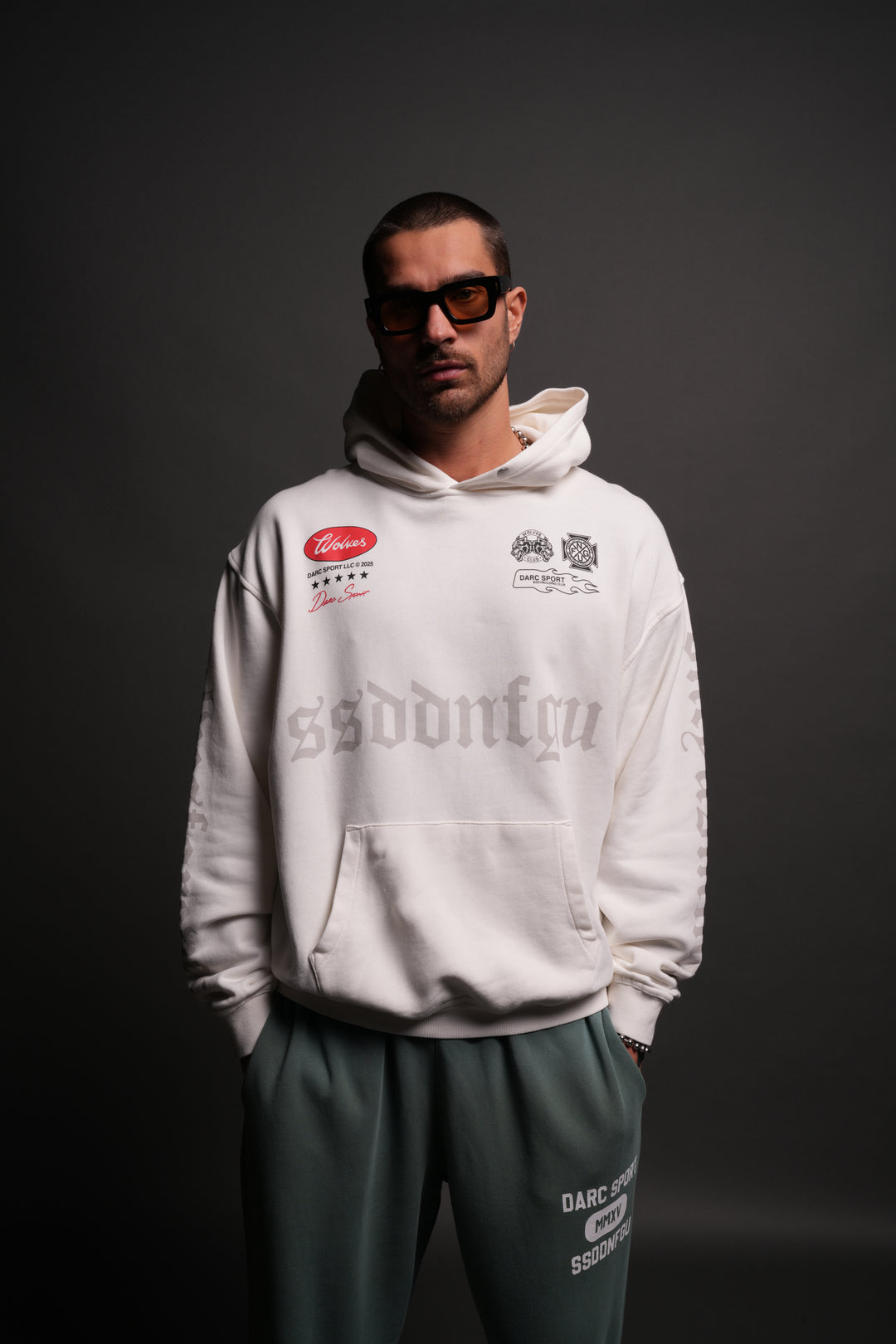 Us Forever "Pierce" Hoodie in Cream