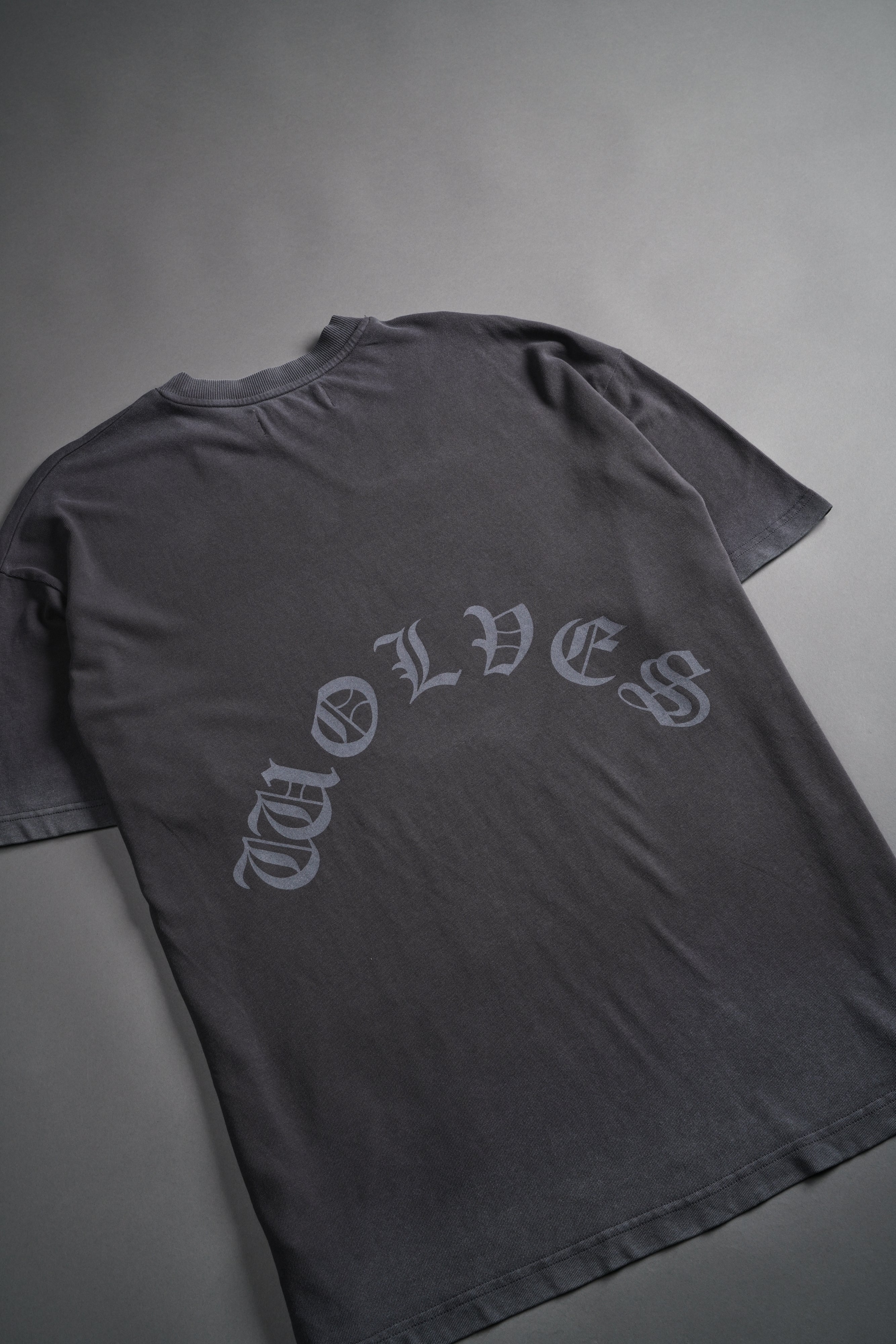Fear Thou Not "Premium" Oversized Tee in Wolf Gray