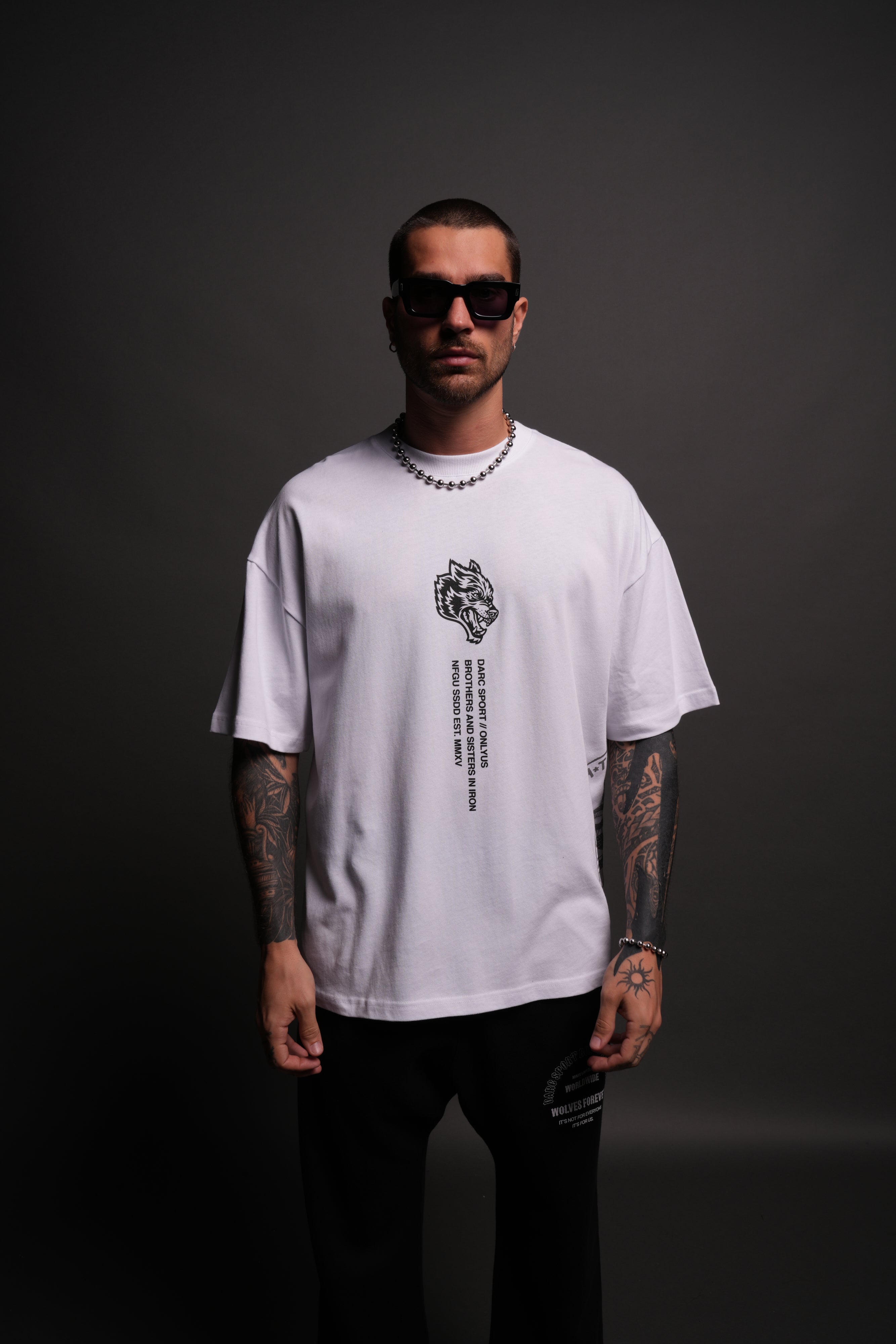 Free Will "Premium" Oversized Tee in White