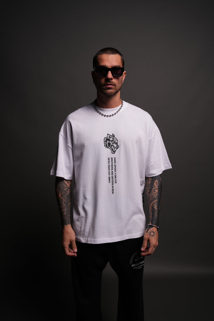 Free Will "Premium" Oversized Tee in White