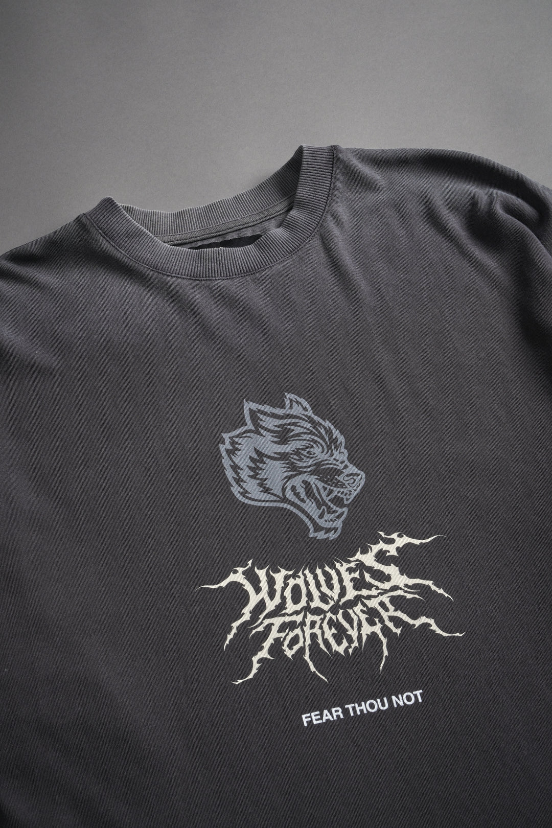 Casted Out "Premium" Oversized Tee in Wolf Gray