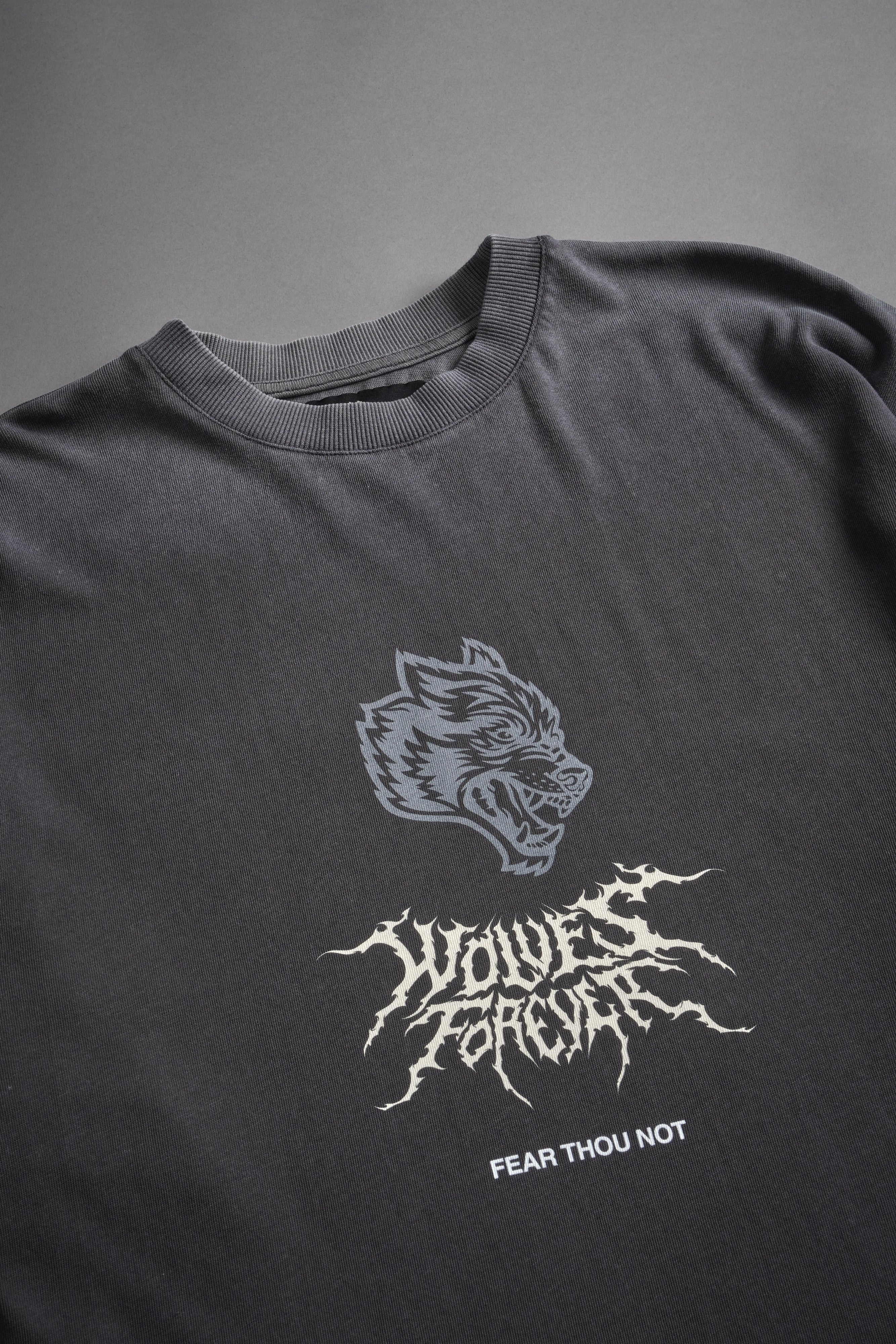 Casted Out "Premium" Oversized Tee in Wolf Gray