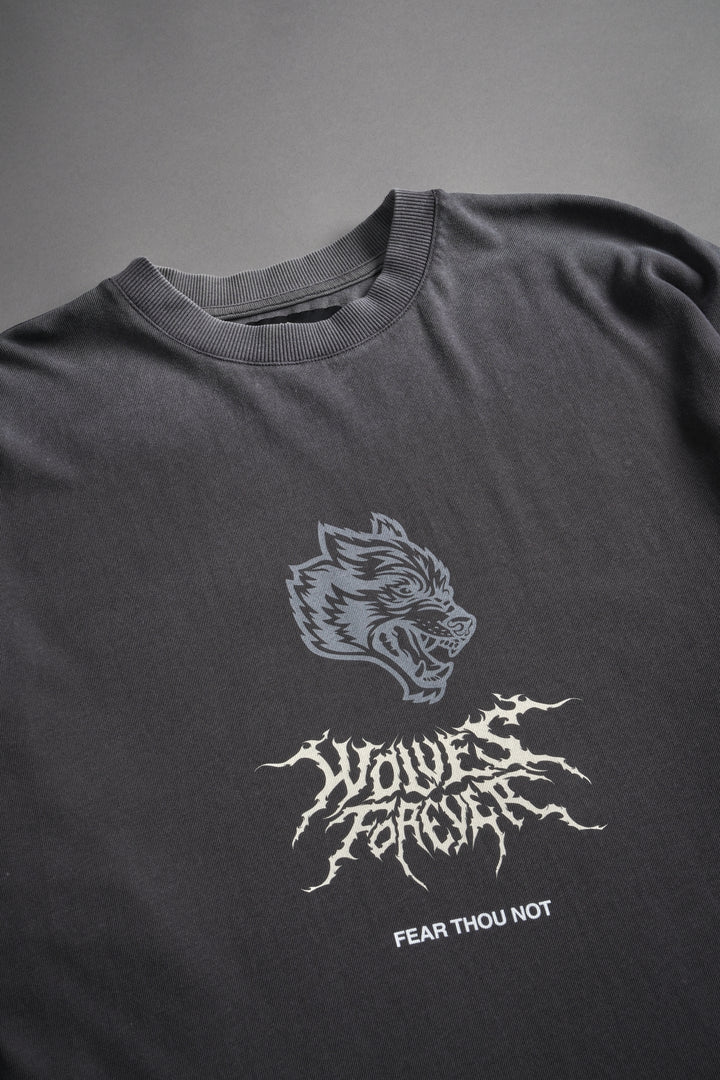 Casted Out "Premium" Oversized Tee in Wolf Gray