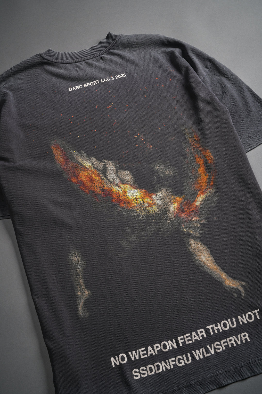 Casted Out "Premium" Oversized Tee in Wolf Gray