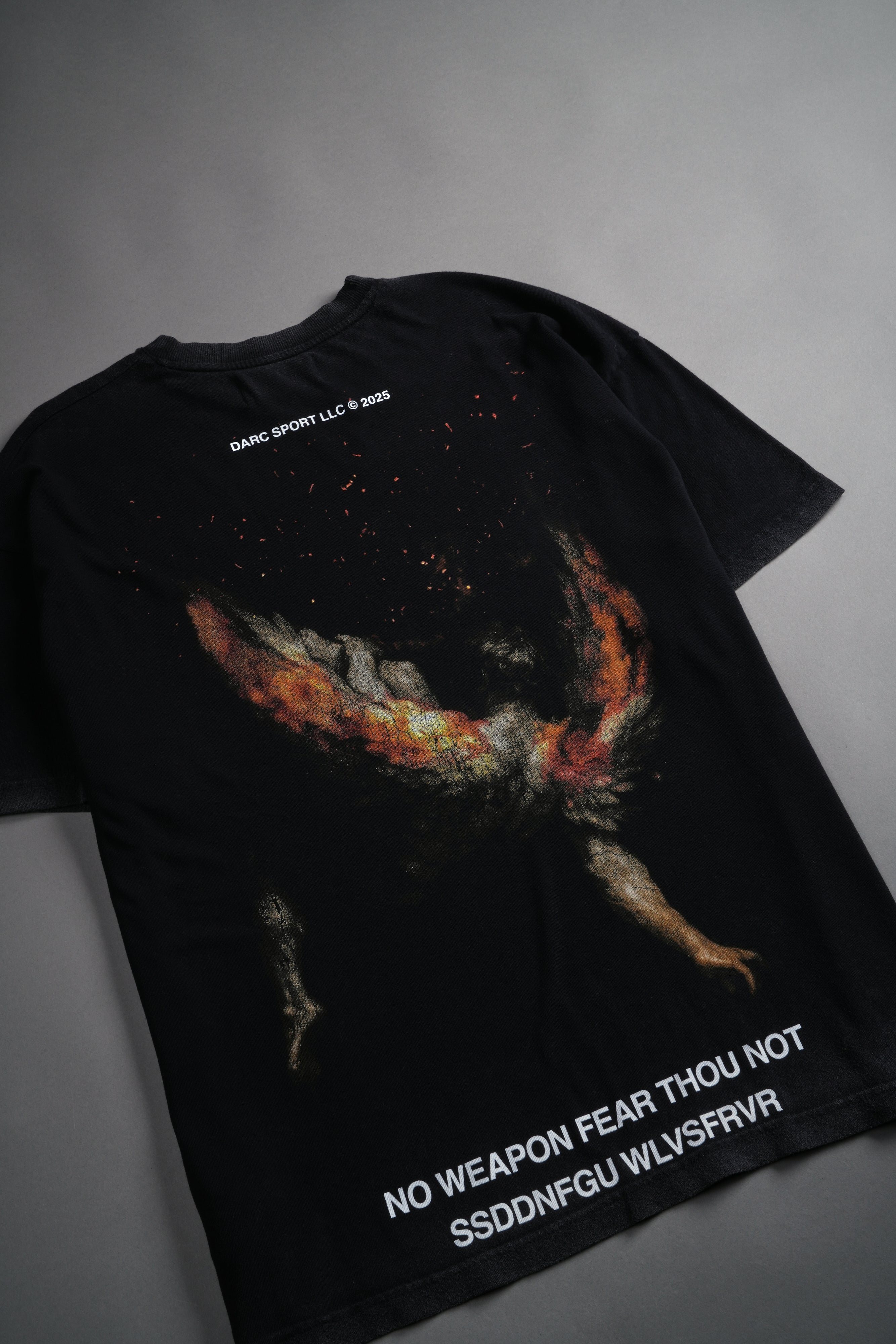 Casted Out "Premium" Oversized Tee in Black
