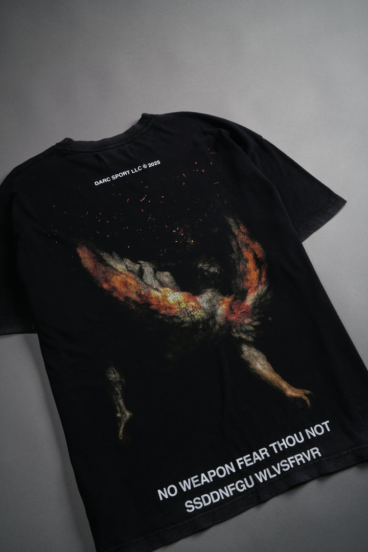 Casted Out "Premium" Oversized Tee in Black
