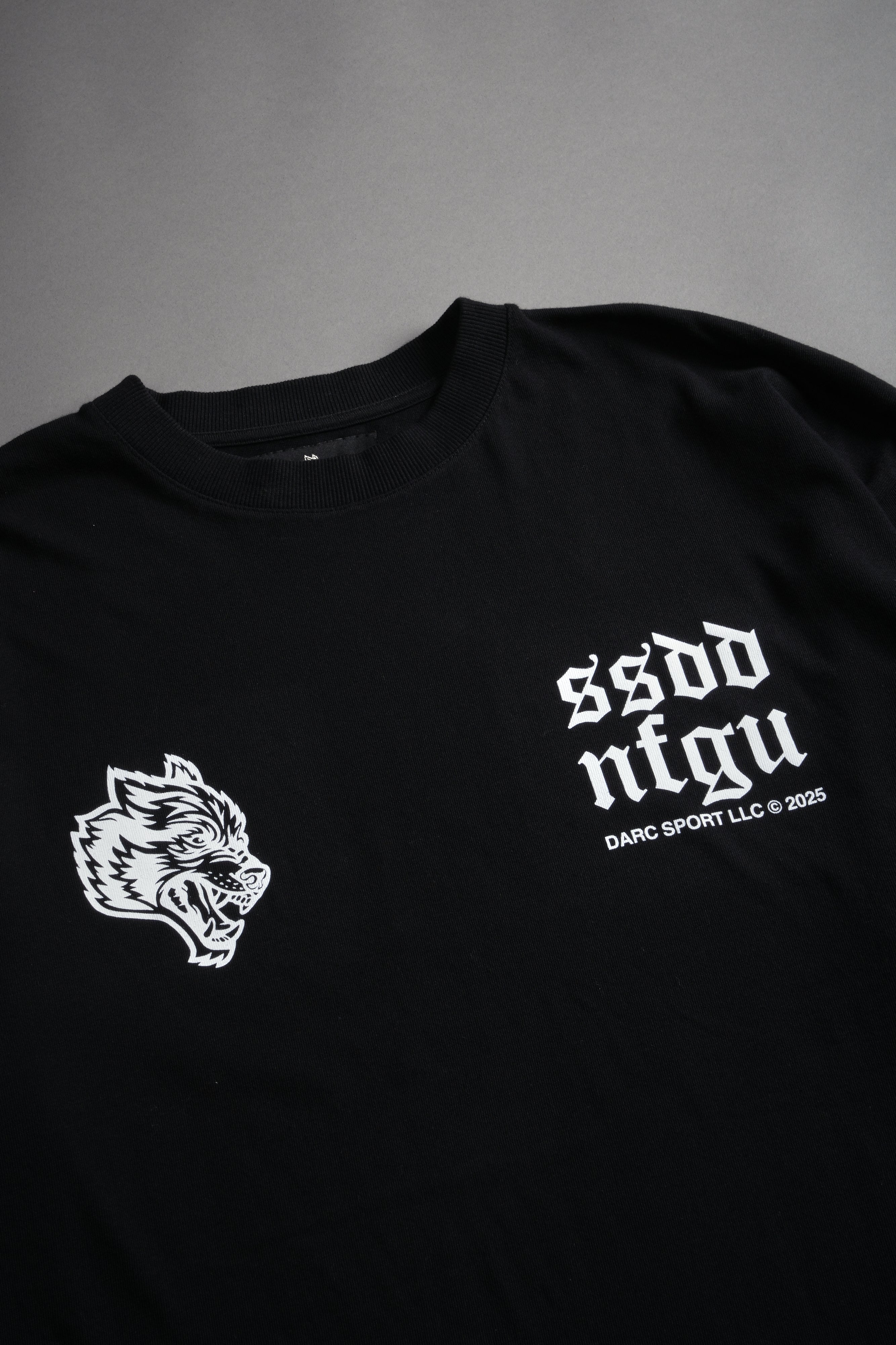 Born Stoic "Premium" Oversized Tee in Black