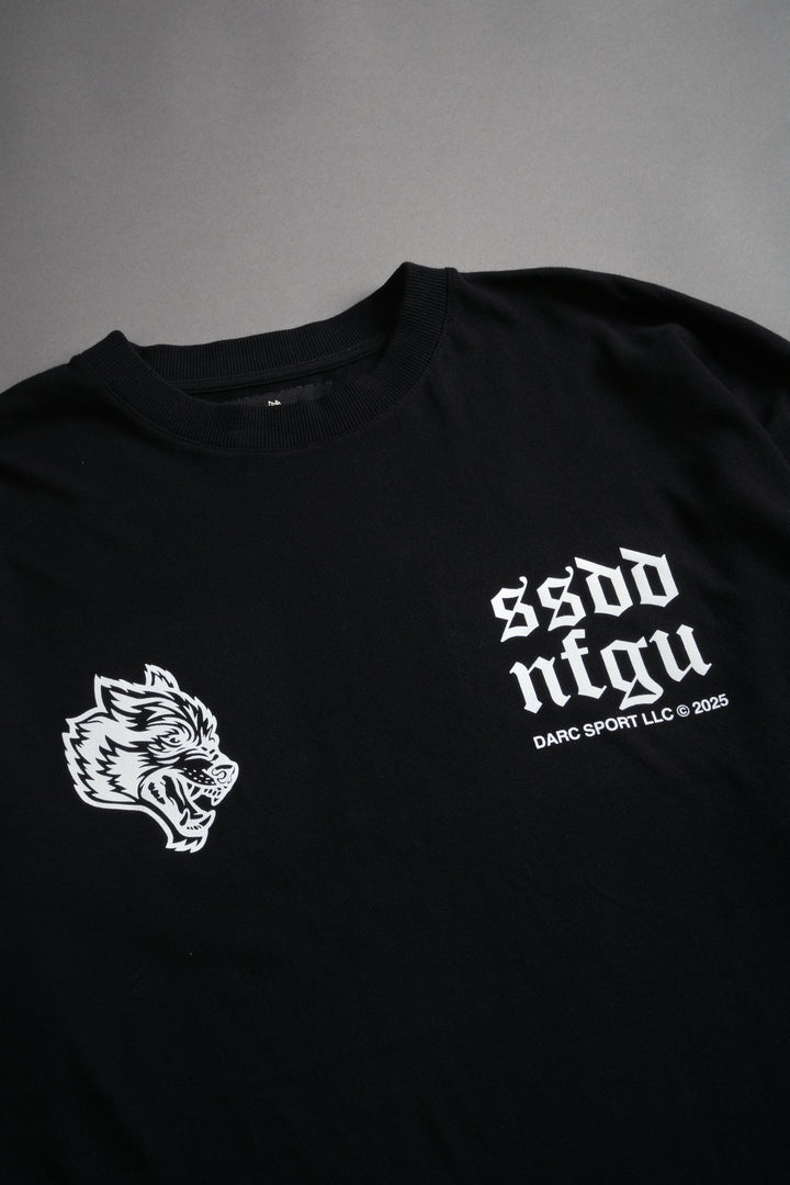 Born Stoic "Premium" Oversized Tee in Black