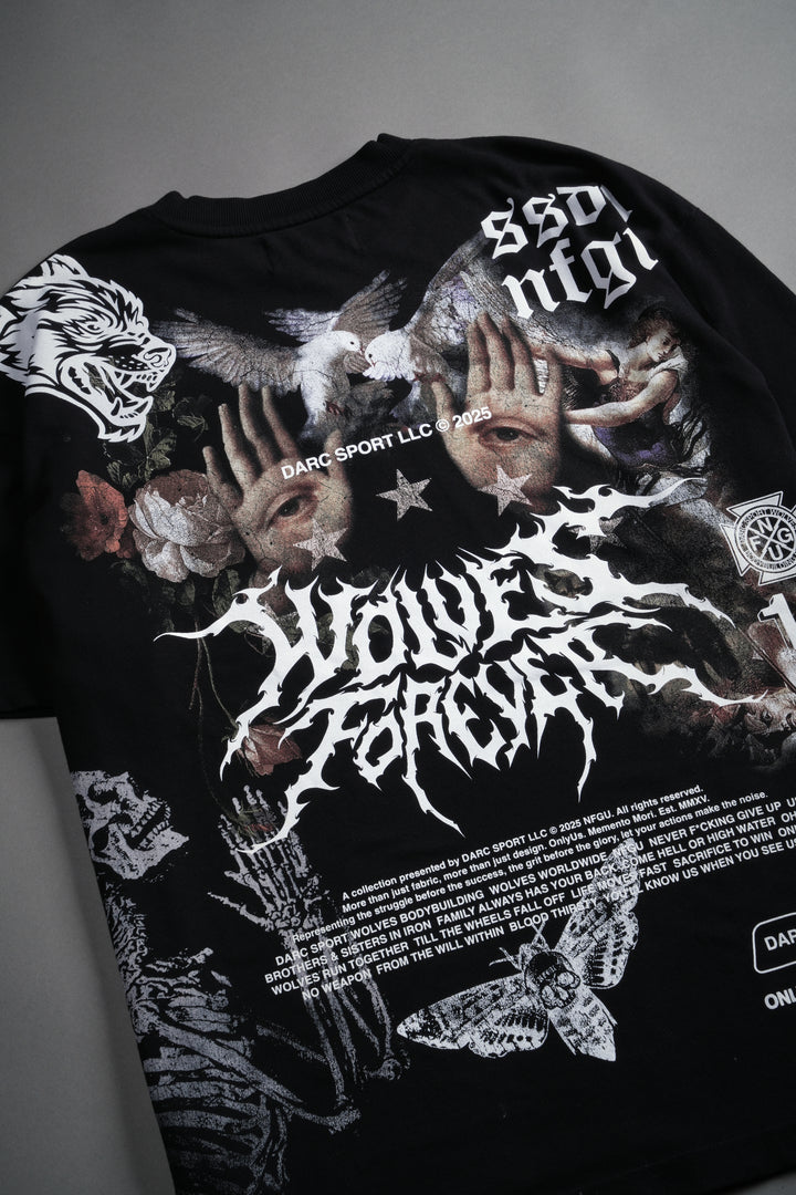 Born Stoic "Premium" Oversized Tee in Black