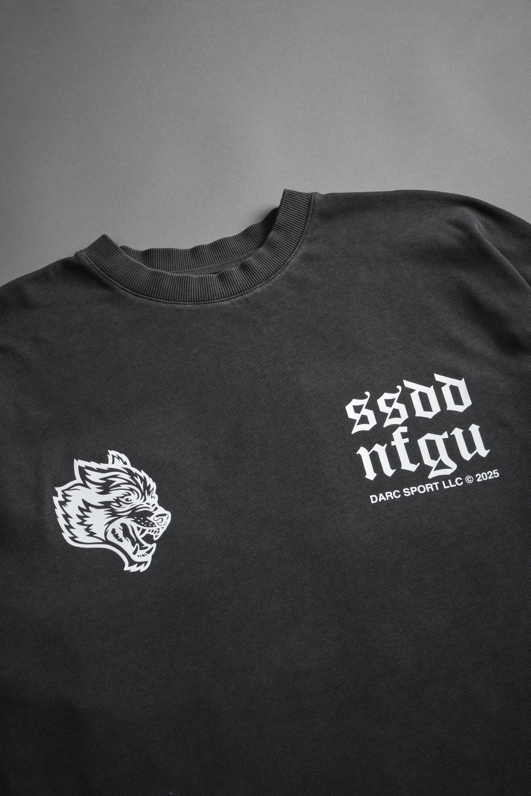 Born Stoic "Premium" Oversized Tee in Wolf Gray