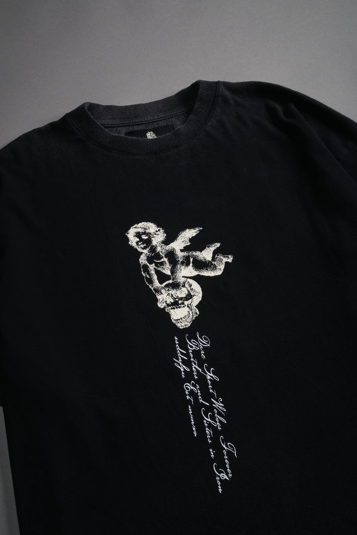 Our Virtue Oversized "Premium" Unisex Tee in Black