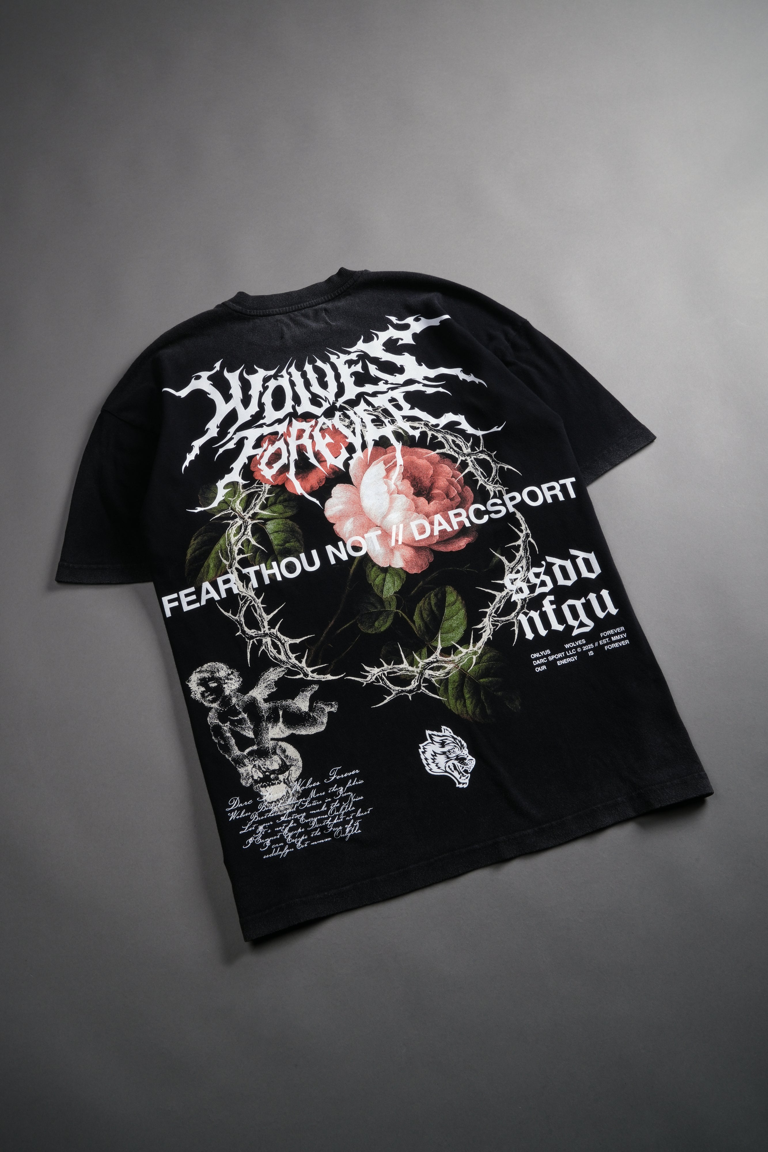 Our Virtue Oversized "Premium" Unisex Tee in Black