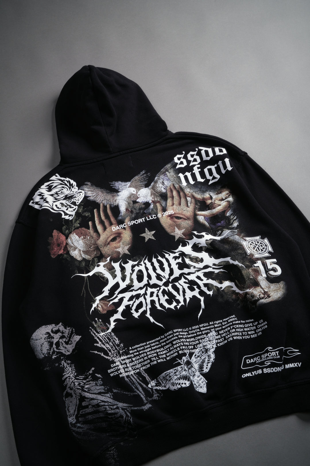 Born Stoic "Pierce" Hoodie in Black