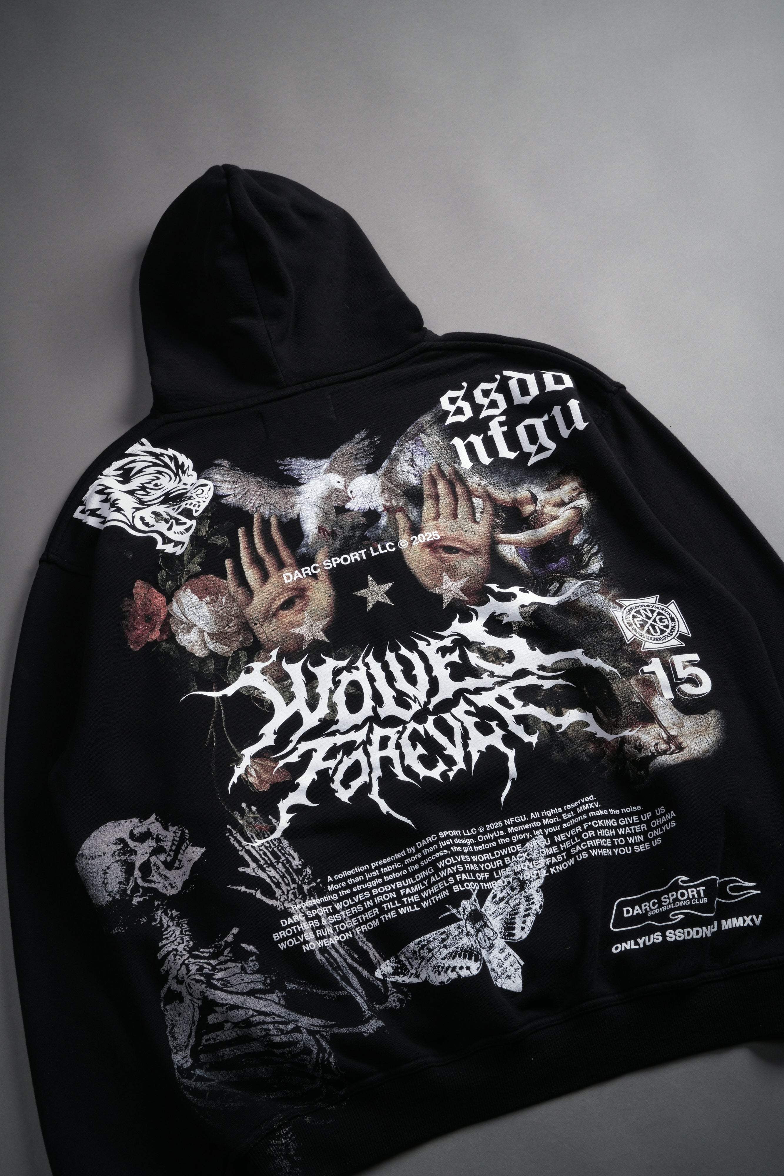 Born Stoic "Pierce" Hoodie in Black