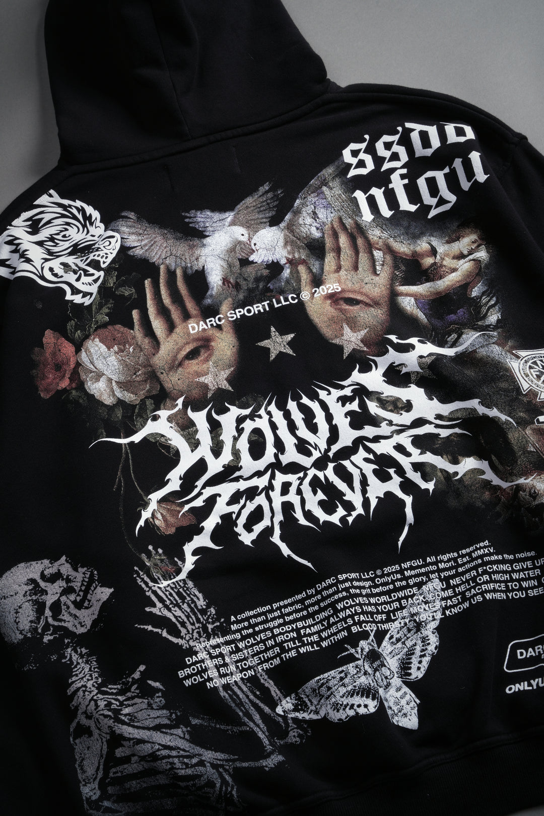 Born Stoic "Pierce" Hoodie in Black