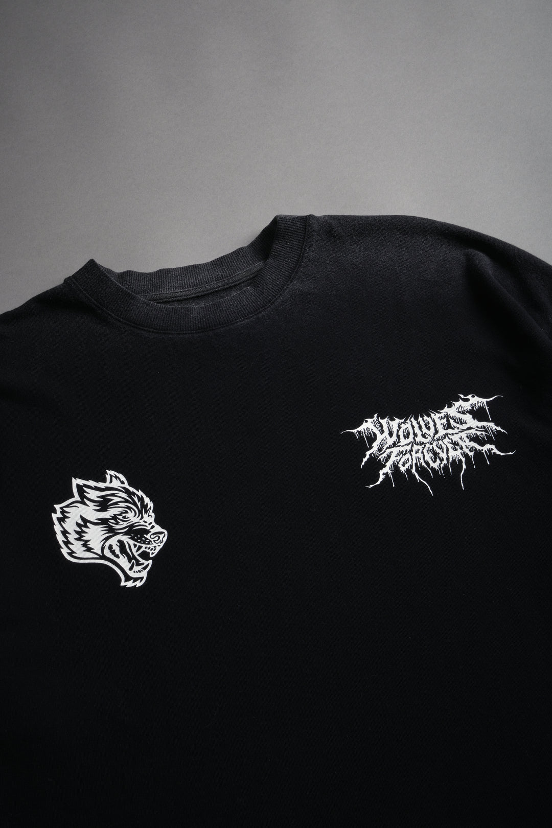 Where Shadows Begin Premium "Box Cut" Tee in Black