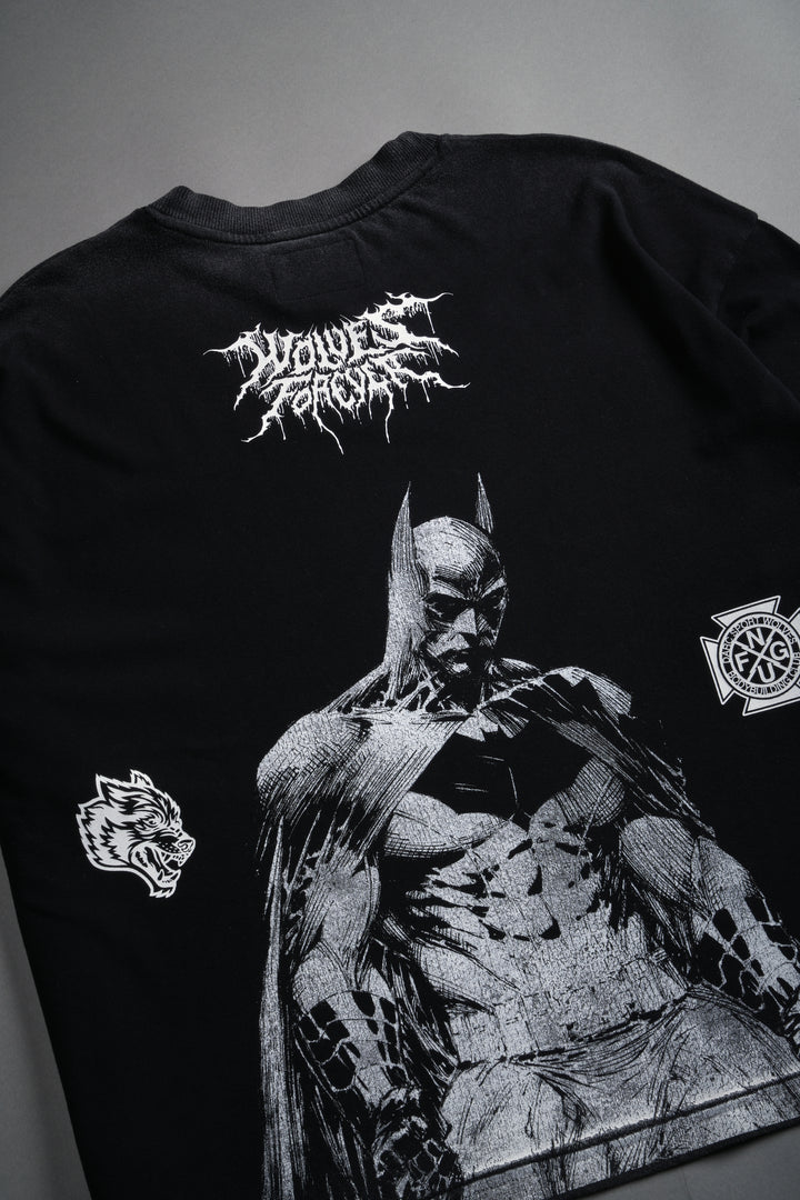 Where Shadows Begin Premium "Box Cut" Tee in Black