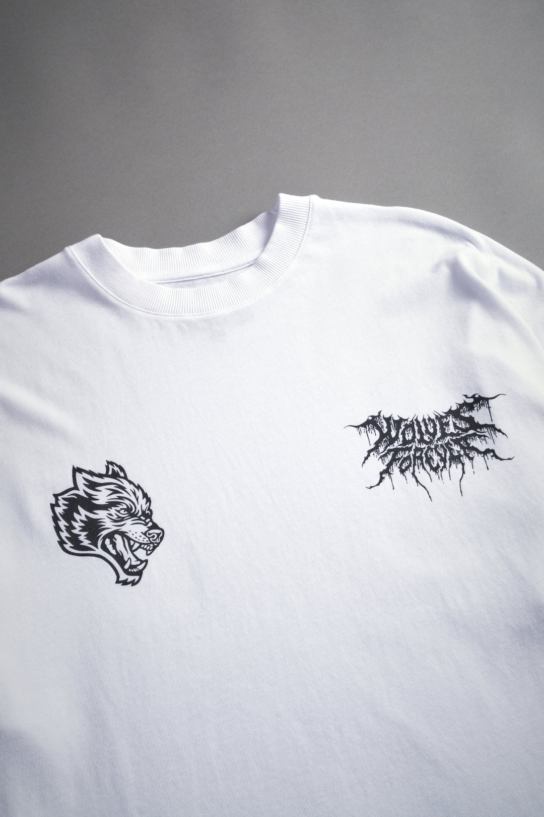 Where Shadows Begin Premium "Box Cut" Tee in White