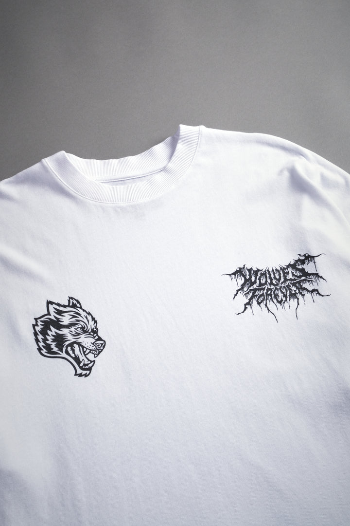 Where Shadows Begin Premium "Box Cut" Tee in White