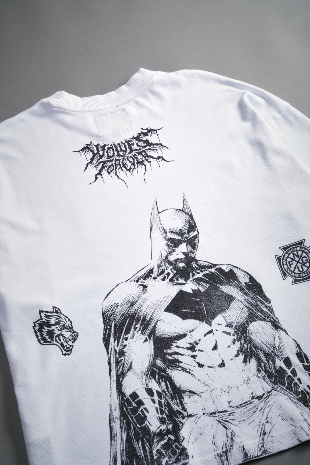 Where Shadows Begin Premium "Box Cut" Tee in White