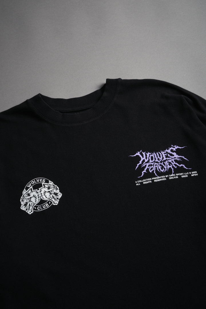 Darkness Descends "Premium" Oversized Tee in Black
