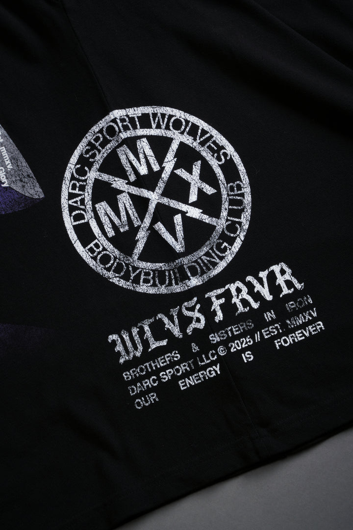 Obito Uchiha "Side By Side" Series Premium Tee in Black