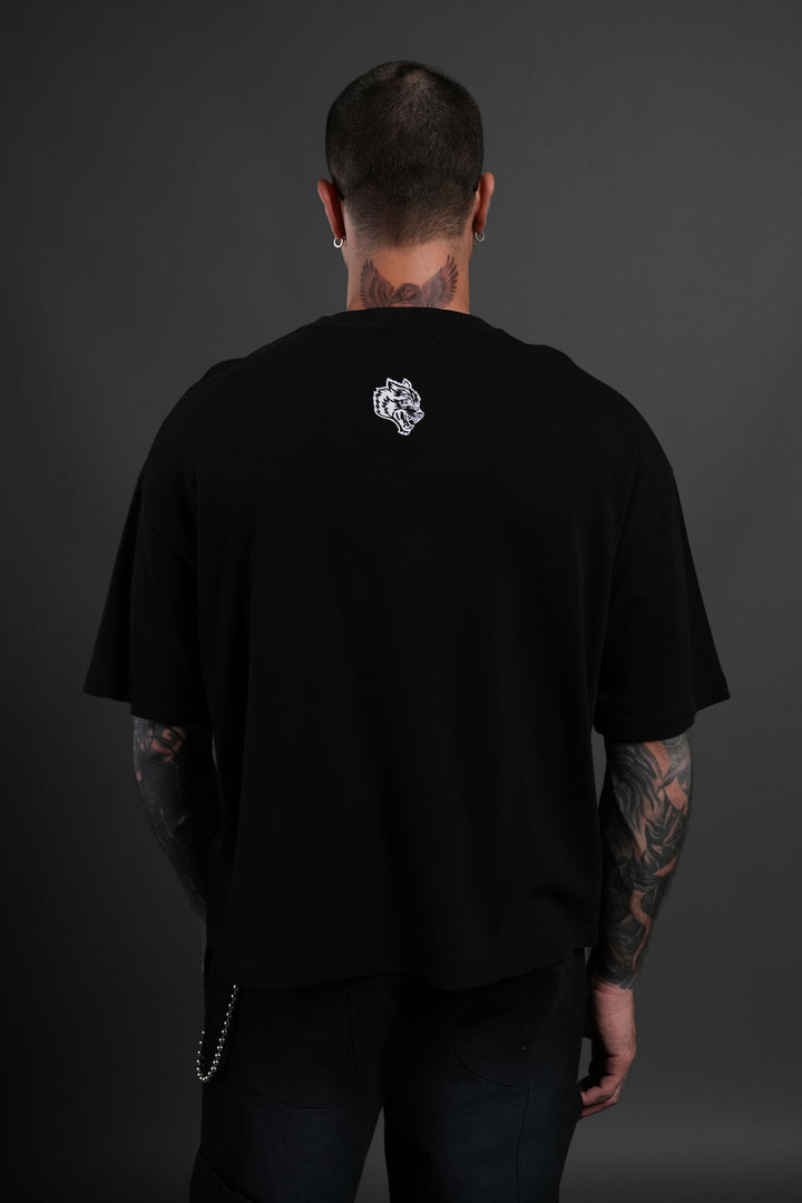 Crowned Premium "Box Cut" Tee Black