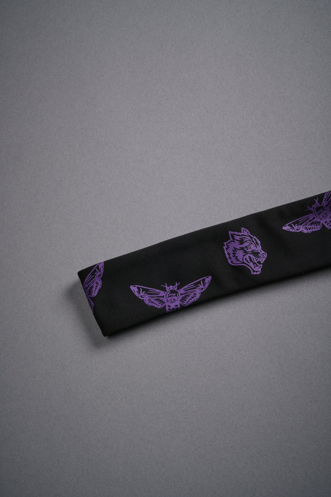 Fly With Us Energy Headband in Black/Purple