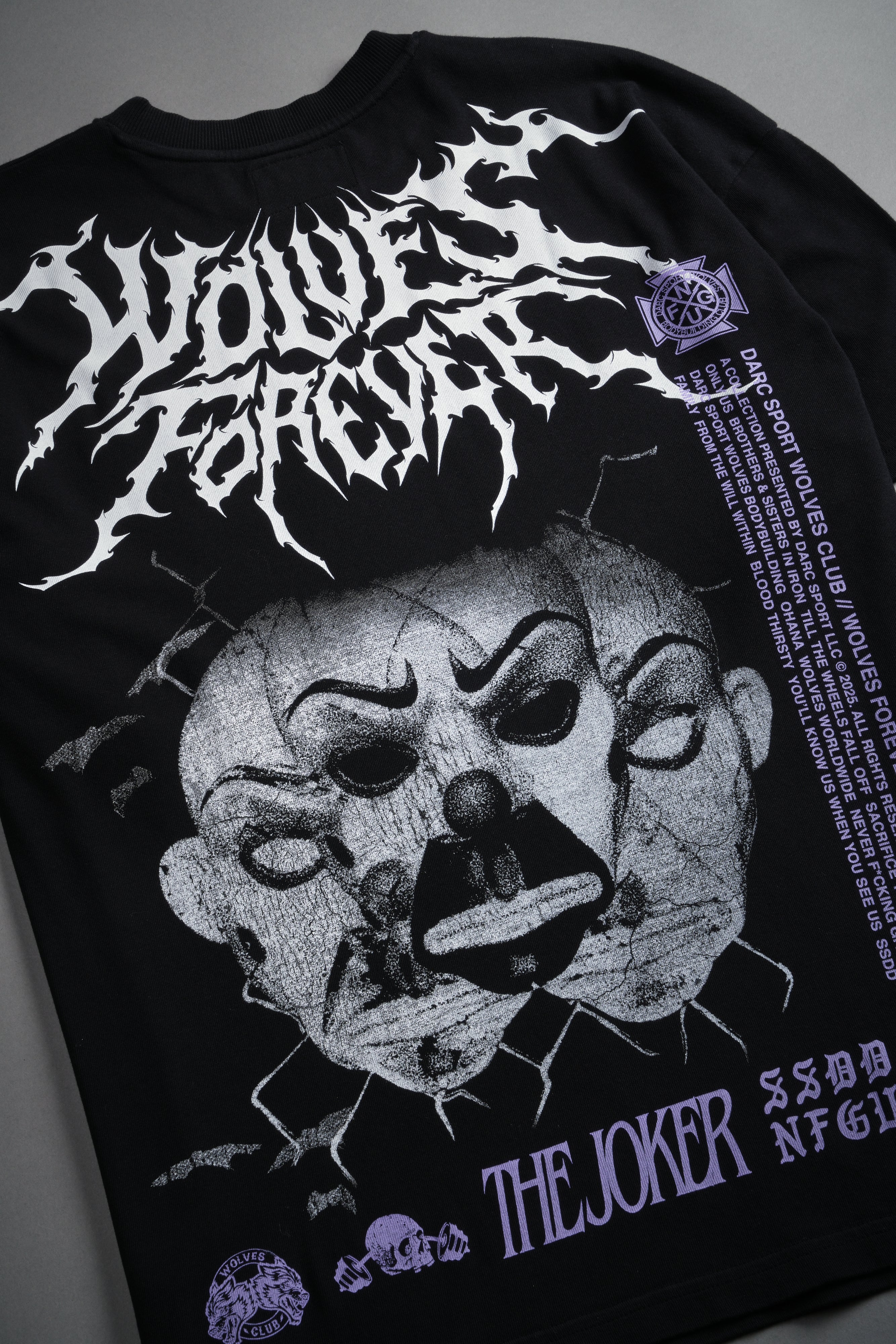 Darkness Descends "Premium" Oversized Tee in Black