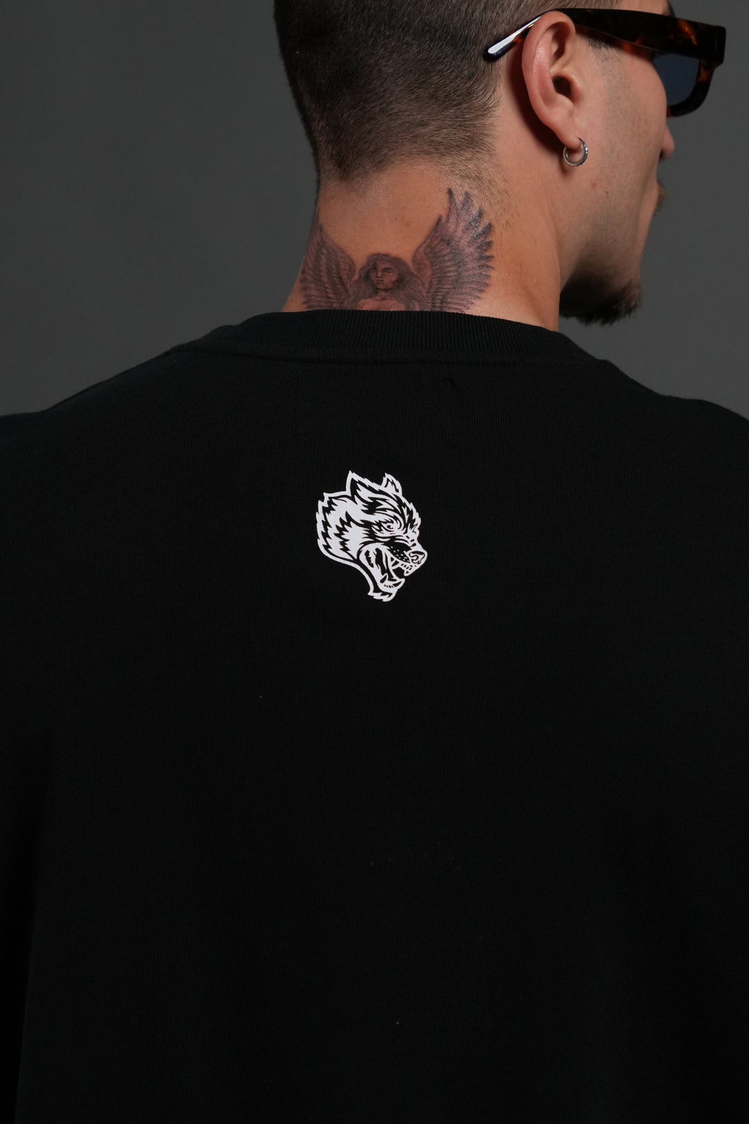 Crowned Premium "Box Cut" Tee Black